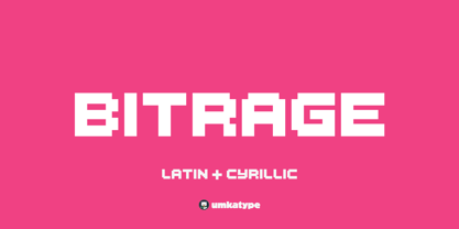 Bitrage Font Poster 11