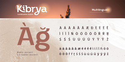 Kibrya Font Poster 10