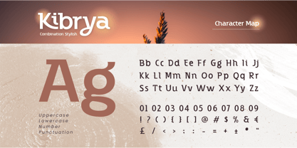 Kibrya Font Poster 2