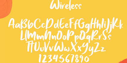 Wireless Font Poster 7