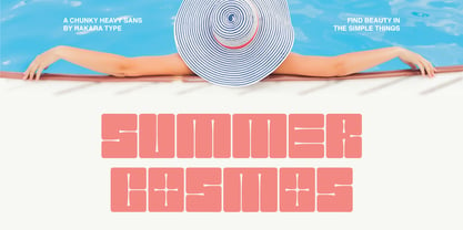 Summer Cosmos Font Poster 1