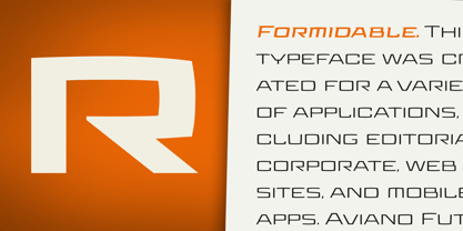 Aviano Future Variable Font Poster 5