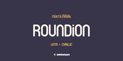 Roundion Font Poster 12