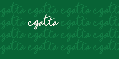 Egatta Font Poster 3