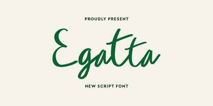 Egatta Font Poster 1