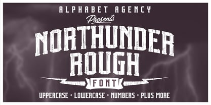 Northunder Rough Font Poster 1