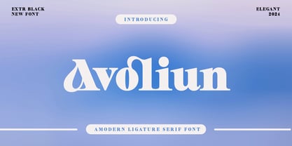 Avoliun Font Poster 1