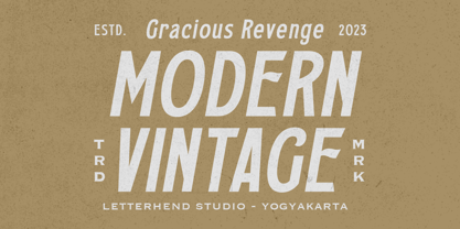 Gracious Revenge Font Poster 9