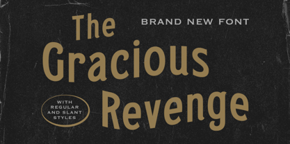 Gracious Revenge Font Poster 1