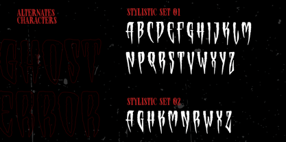 Ghost Terror Font Poster 9