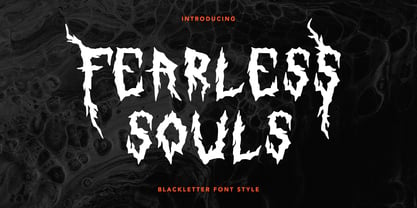 Fearless Souls Font Poster 1