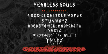 Fearless Souls Font Poster 7