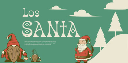 Christmas Blink Font Poster 2