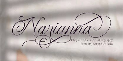 Narianna Font Poster 1