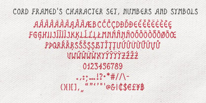 Cord Font Poster 7