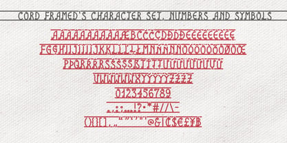 Cord Font Poster 4