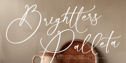 Brightters Palleta Font Poster 1