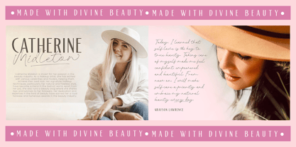 Divine Beauty Font Poster 4