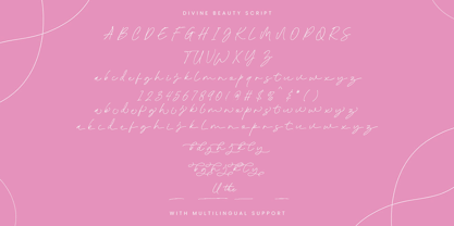 Divine Beauty Font Poster 6