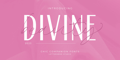 Divine Beauty Font Poster 1