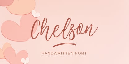 Chelson Brush Font Poster 1