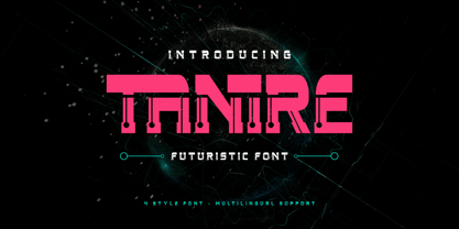 Tanire Font Poster 1