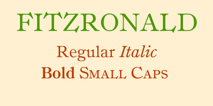 Fitzronald Font Poster 1