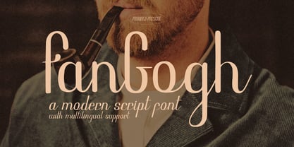 Fangogh Font Poster 1