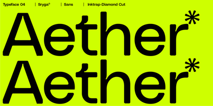 Aether Font Poster 1