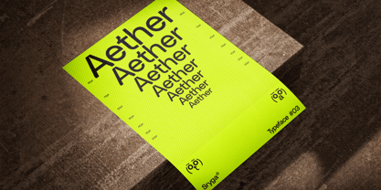 Aether Font Poster 6
