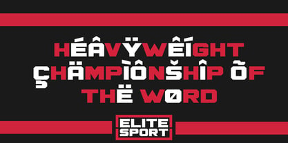 Elite Sport Font Poster 6