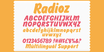 Radioz Font Poster 9
