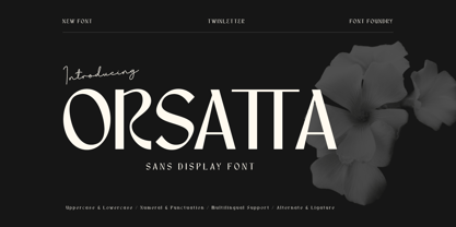 Orsatta Font Poster 1