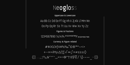 Neogloss Font Poster 8