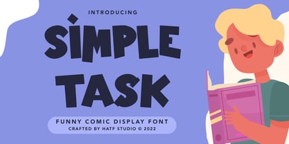 Simple Task Font Poster 1