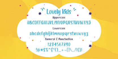 Lovely Kids Font Poster 8