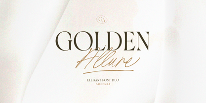 Golden Allure Font Poster 1