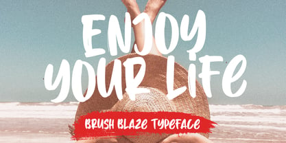 Brush Blaze Font Poster 4