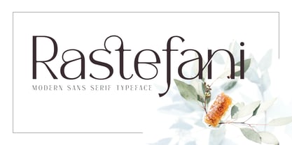 Rastefani Font Poster 1