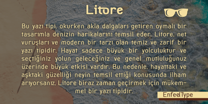 Litore Font Poster 14