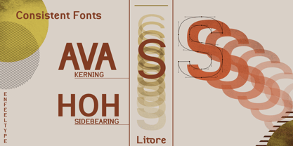 Litore Font Poster 4