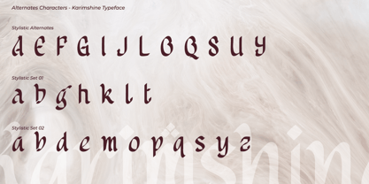 Karimshine Font Poster 10