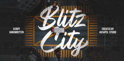 Blitz City Font Poster 1