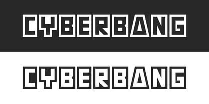 Cyberbang Font Poster 3