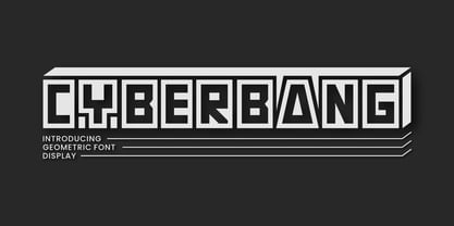 Cyberbang Font Poster 1