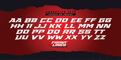 Front Lines Font Poster 8