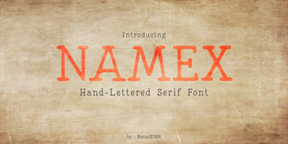 Namex Font Poster 1