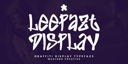 Leepazt Font Poster 1