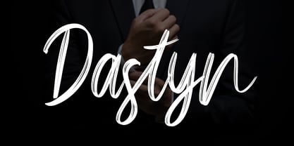 Dastyn Font Poster 1