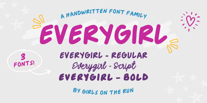 Everygirl Font Poster 1